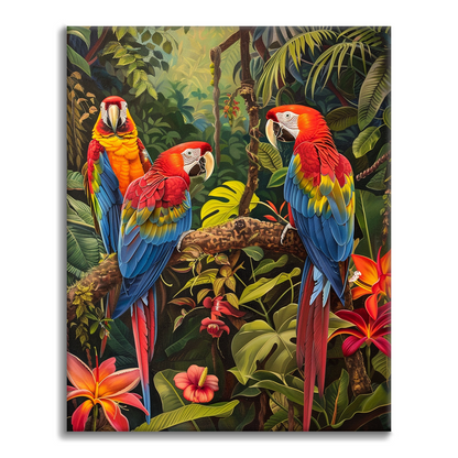 Macaw - Paint by Numbers