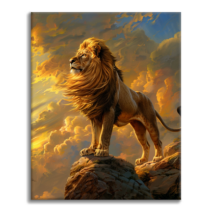 Majestic Lion - Paint by Numbers