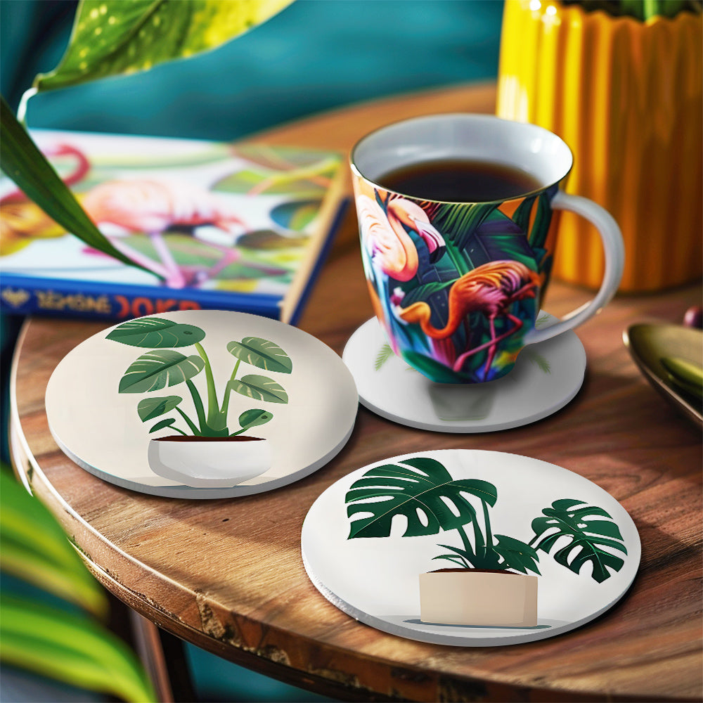 Coasters - Greenery - Paint by Numbers