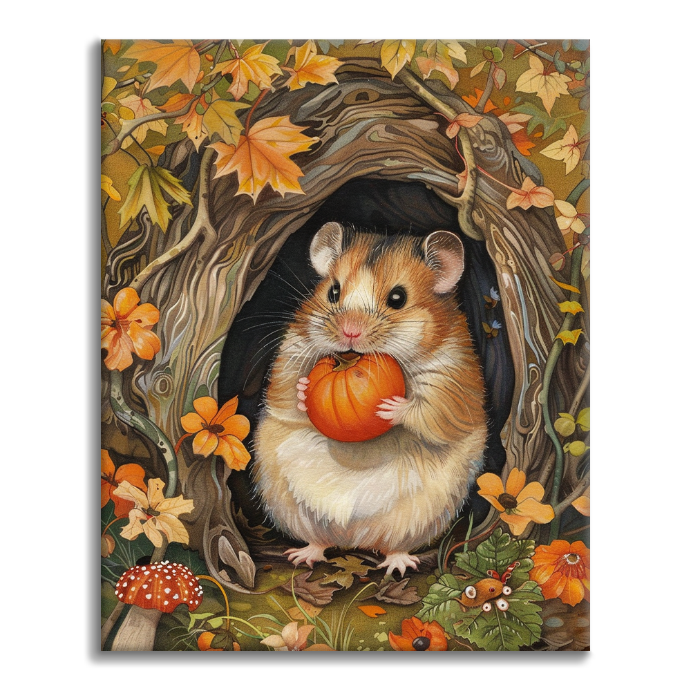 Little Hamster - Paint by Numbers