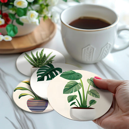 Coasters - Greenery - Paint by Numbers