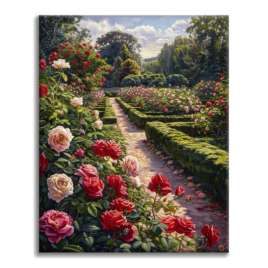 Rose Garden - Paint by Numbers