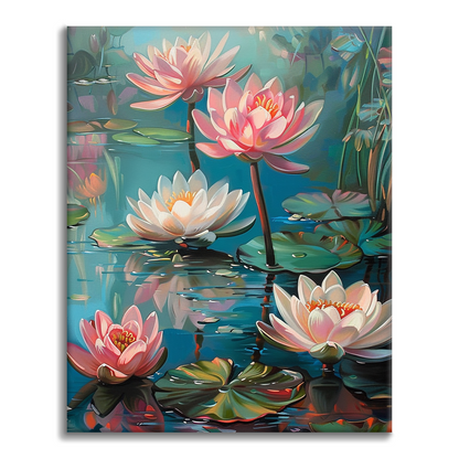 Water Lilies - Paint by Numbers