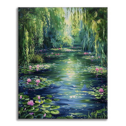 Water Lily - Paint by Numbers