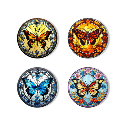 Coasters - Butterfly - Paint by Numbers