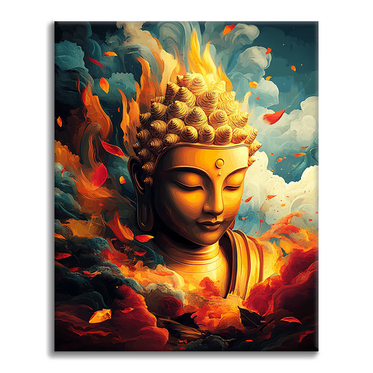 Golden Buddha - Paint by Numbers