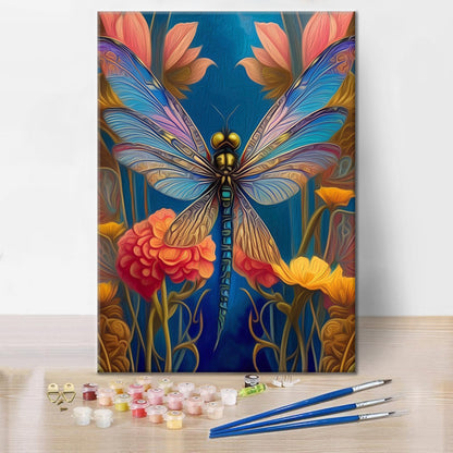 A Beautiful Dragonflies - Paint by Numbers