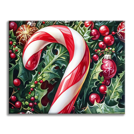 Christmas Candy - Paint by Numbers