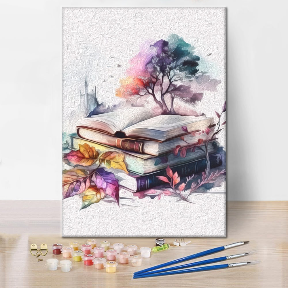 Watercolor Books - Paint by Numbers