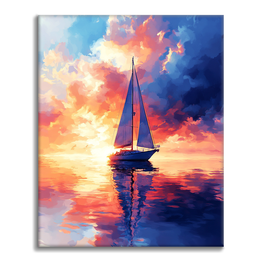 Sailboat - Paint by Numbers