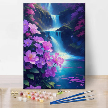 Flower falls - Paint by Numbers