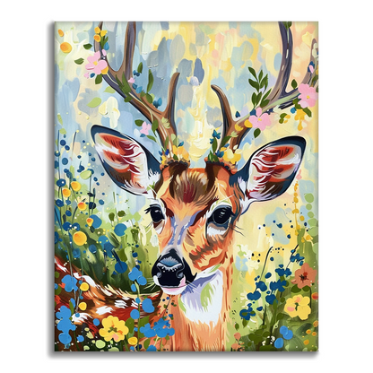 Spring deer - Paint by Numbers