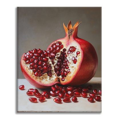 Ruby Seeds of Pomegranate - Paint by Numbers