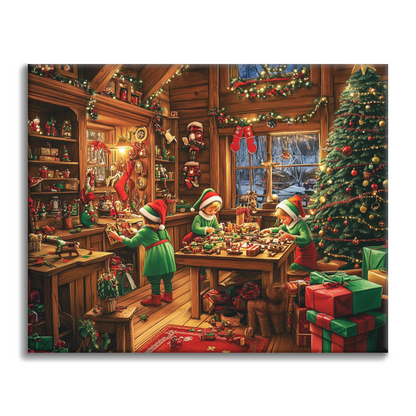 Christmas elf - Paint by Numbers