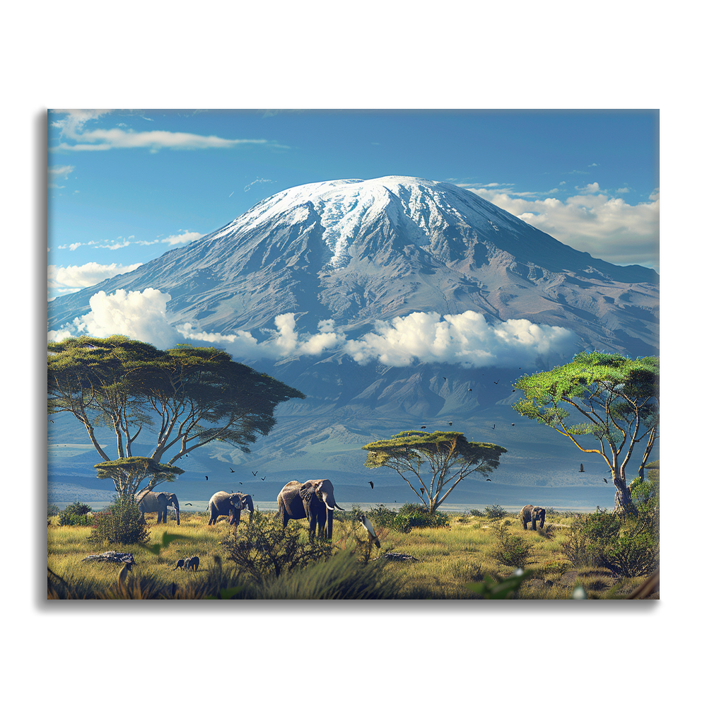 Mount Kilimanjaro - Paint by Numbers