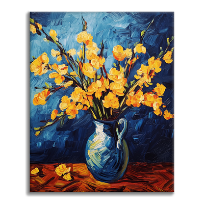 Yellow Flowers - Paint by Numbers