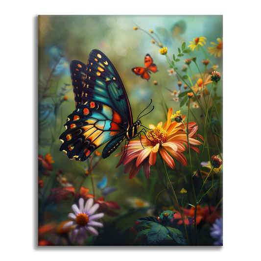 Colorful Butterfly - Paint by Numbers