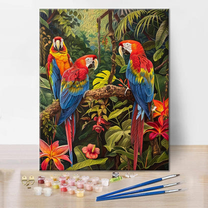 Macaw - Paint by Numbers