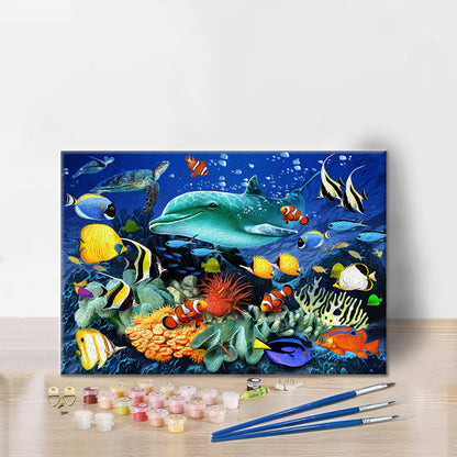 Ocean Underwater World - Paint by Numbers