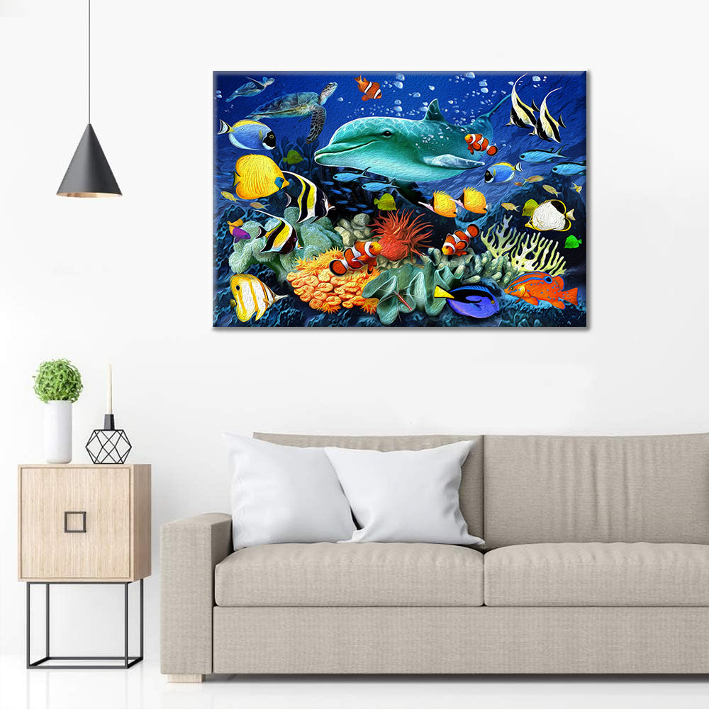 Ocean Underwater World - Paint by Numbers