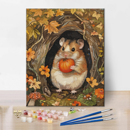 Little Hamster - Paint by Numbers