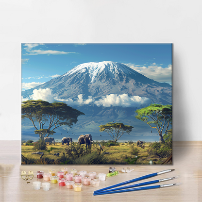 Mount Kilimanjaro - Paint by Numbers