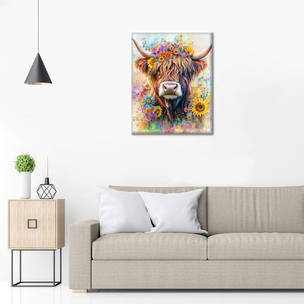 Highland Cattle - Paint by Numbers