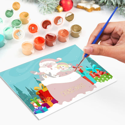 Christmas card IV - Paint by Numbers