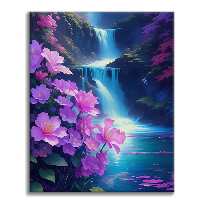 Flower falls - Paint by Numbers