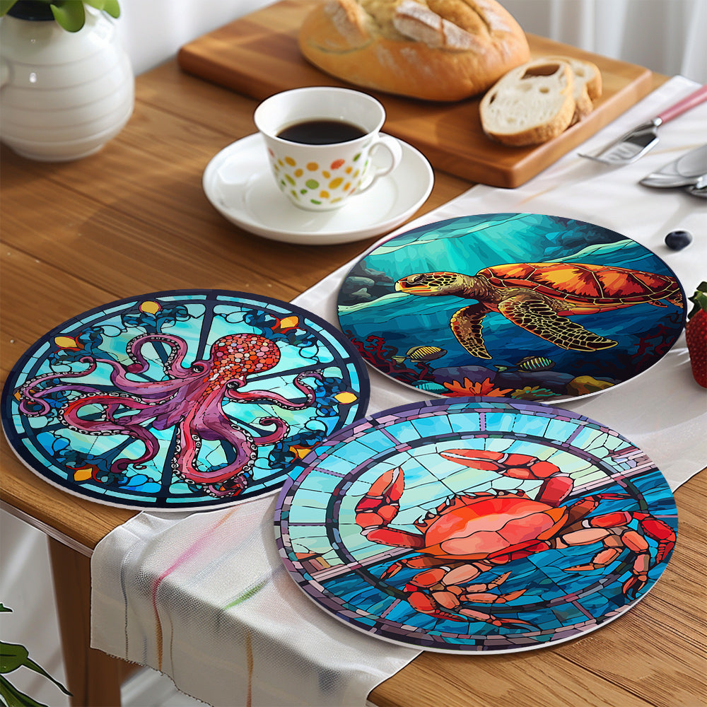 Placemats - Marine Life - Paint by Numbers