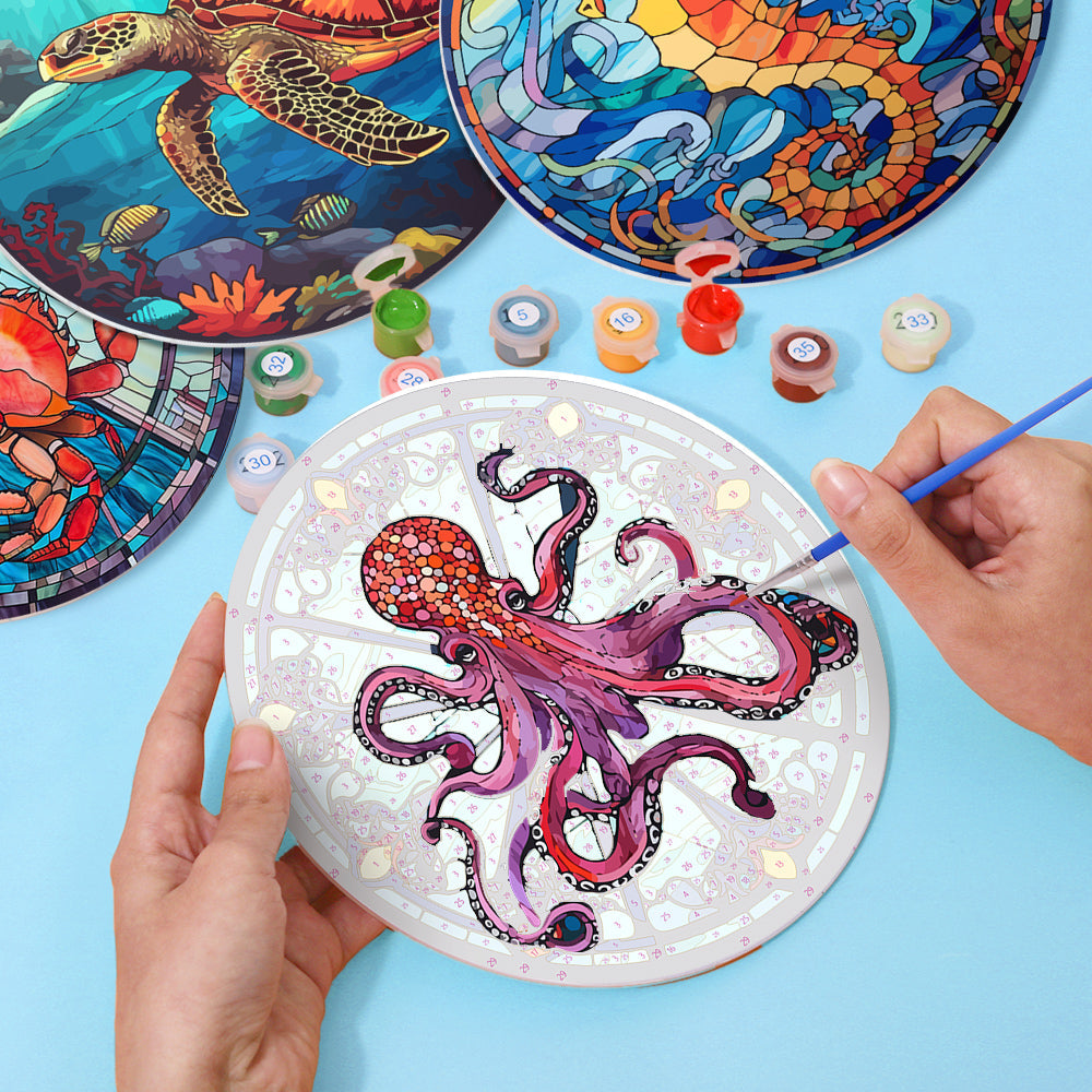 Placemats - Marine Life - Paint by Numbers