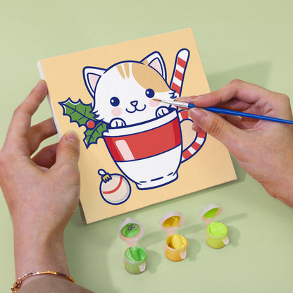 Teacup Kitten - Paint by Numbers