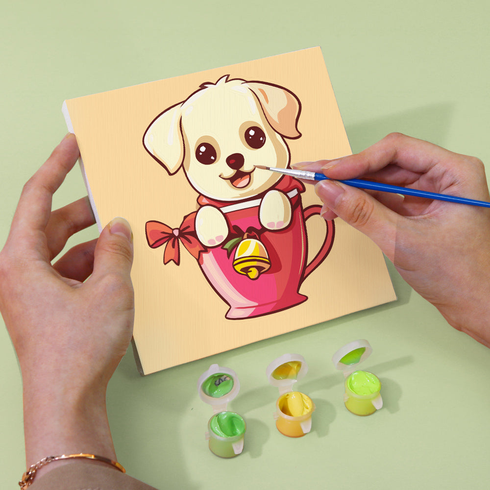 Teacup Puppy - Paint by Numbers